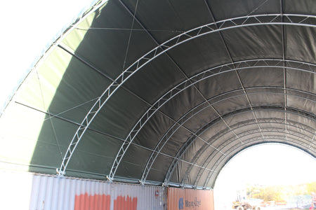 12m x 12m Corturi pe containere cu schelet dublu