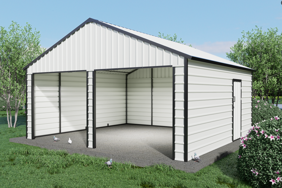 Garaj / Depozit cu structură metalică (700 x 670 x 376 cm)