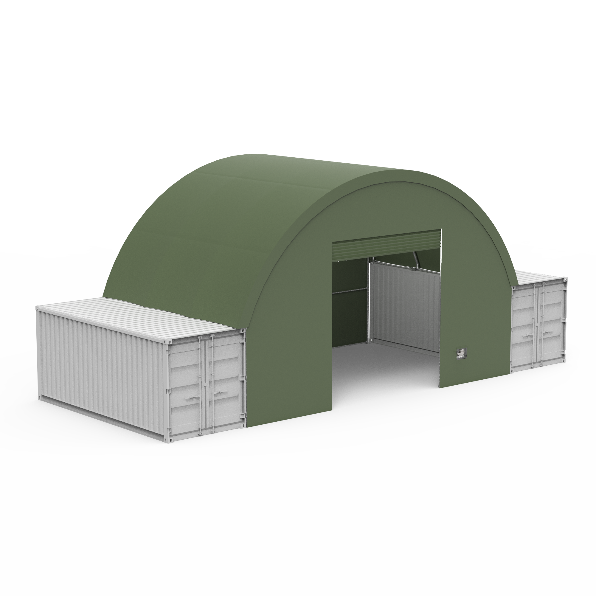  10m x 6m Corturi pe containere Verde Militar