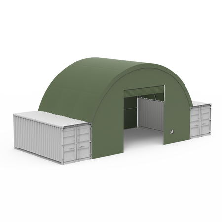  10m x 6m Corturi pe containere Verde Militar